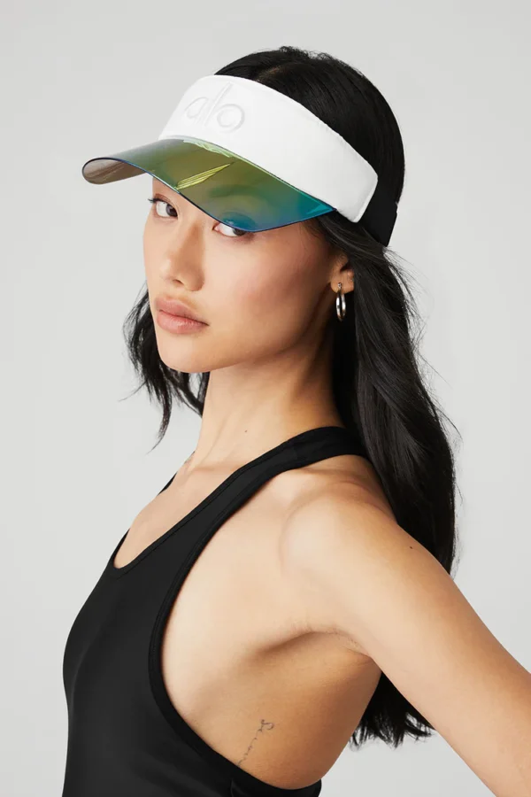 ALO - AIRLIFT SOLAR VISOR - WHITE - UNISEX - Imagen 2