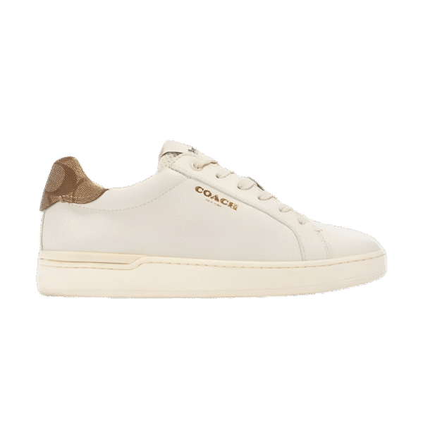 COACH - CLIP LEATHER LOW TOP CAHLK/KHAKI MUJER - Imagen 2