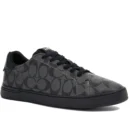 COACH- CLIP LOW TOP CHARCOAL-BLACK HOMBRE