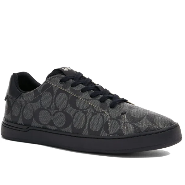 COACH- CLIP LOW TOP CHARCOAL-BLACK HOMBRE