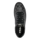 COACH- CLIP LOW TOP CHARCOAL-BLACK HOMBRE
