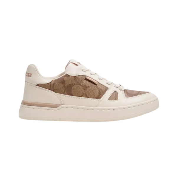 COACH - CLIP SIGNATURE COURT KAHKI/CHALK MUJER - Imagen 4