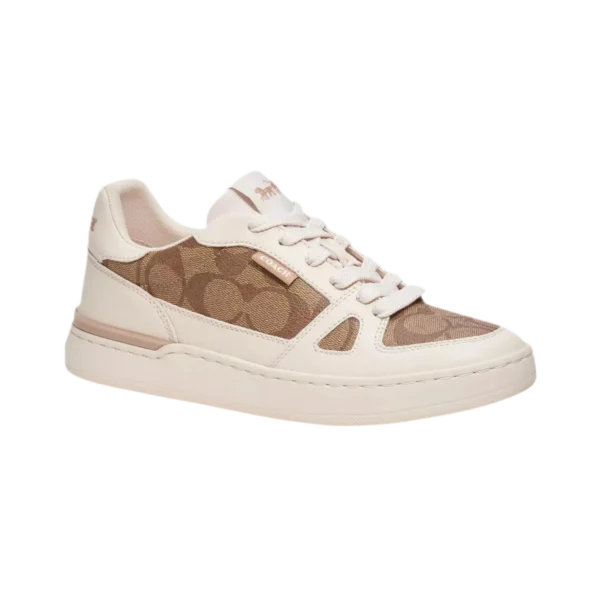 COACH - CLIP SIGNATURE COURT KAHKI/CHALK MUJER