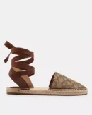 COACH - CONNIE ESPADRILLE KHAKI/DARK SADDLE