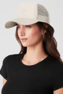 ALO - DISTRICT TRUCKER HAT - BONE - UNISEX