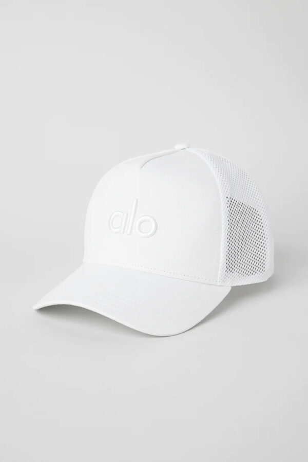 ALO - DISTRICT TRUCKER HAT - WHITE/WHITE - UNISEX