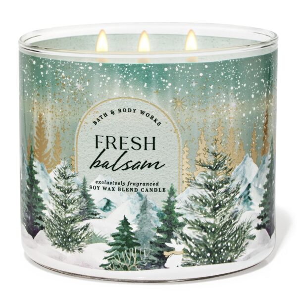 BATH & BODY WORKS (VELA 3 MECHAS) - FRESH BALSAM