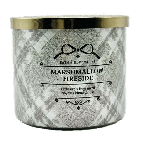 BATH & BODY WORKS (VELA 3 MECHAS) - MARSHMALLOW FIRESIDE