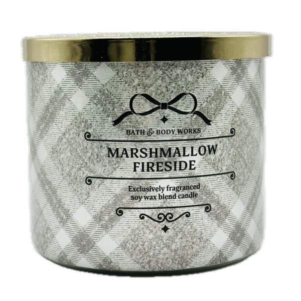 BATH & BODY WORKS (VELA 3 MECHAS) - MARSHMALLOW FIRESIDE