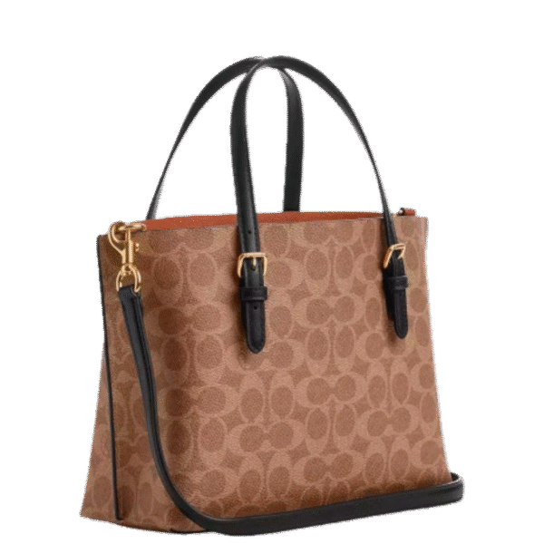 COACH - SIGNATURED MOLLIE 24 TAN BLACK - Imagen 2