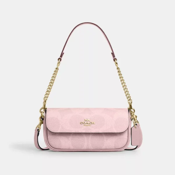COACH - HAILEY FLAP BAG PINK