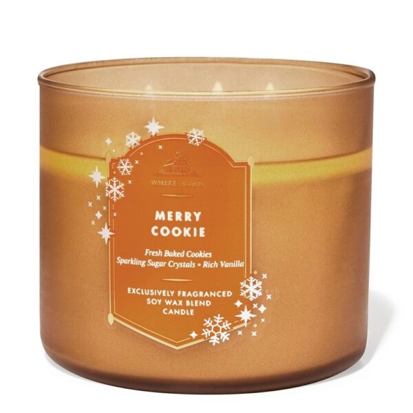 BATH & BODY WORKS (VELA 3 MECHAS) - MERRY COOKIE