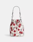 COACH - MINI BUCKET BAG CHERRY