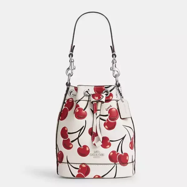COACH - MINI BUCKET BAG CHERRY