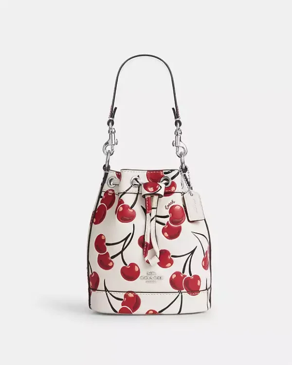 COACH - MINI BUCKET BAG CHERRY