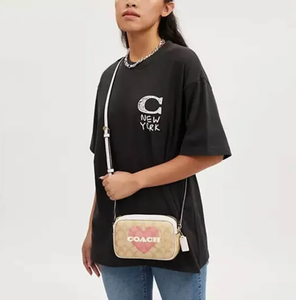 COACH - MINI JAMIE CAMERA BAG HEART - Imagen 2