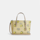 COACH - MOLLIE TOTE BAG 25 LEMON GARDEN GLADE