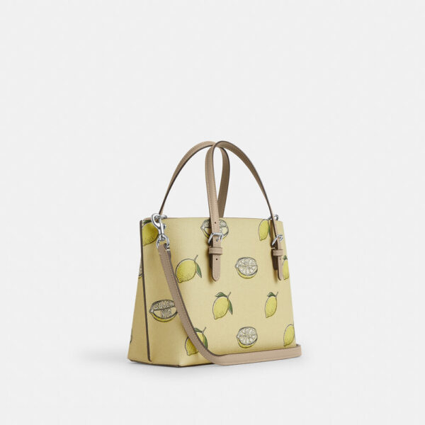 COACH - MOLLIE TOTE BAG 25 LEMON GARDEN GLADE - Imagen 2
