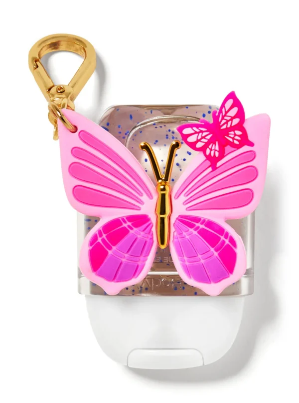 BATH & BODY WORKS ANTIBACTERIA PORTA ANTIBACTERIAL - PINK BUTTERFLIES
