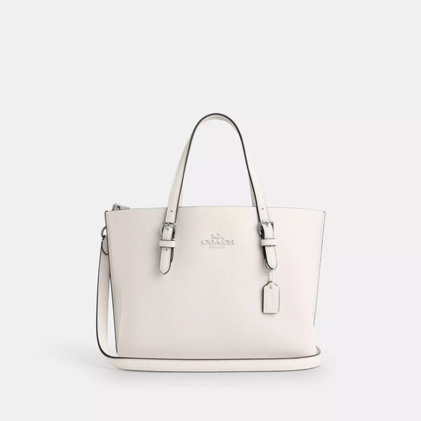 COACH - SIGNATURED MOLLIE 24 CHALK