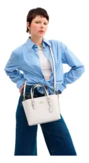 COACH - SIGNATURED MOLLIE 24 CHALK