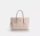 COACH - SIGNATURED MOLLIE 24 SAND CHALK