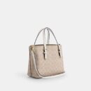 COACH - SIGNATURED MOLLIE 24 SAND CHALK