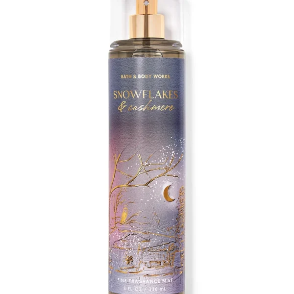 BATH & BODY WORKS FINE FRAGANCE MIST - SNOWFLAKES & CASHMERE