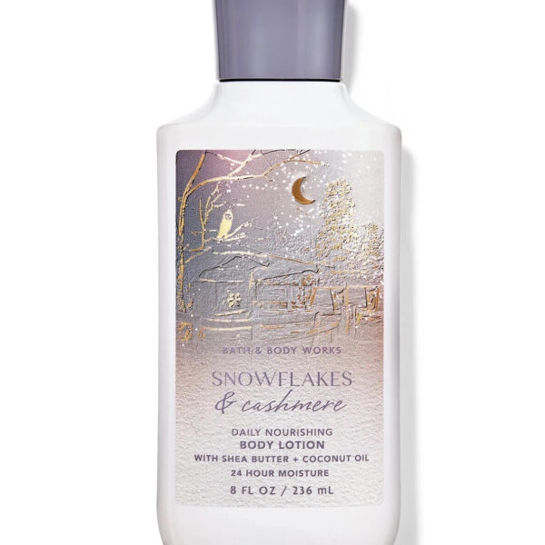 BATH & BODY WORKS BODY LOTION - SNOWFLAKES & CASHMERE