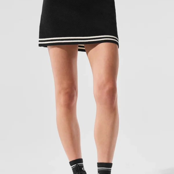 ALO - TENNIS CLUB SWEATER KNIT SKIRT