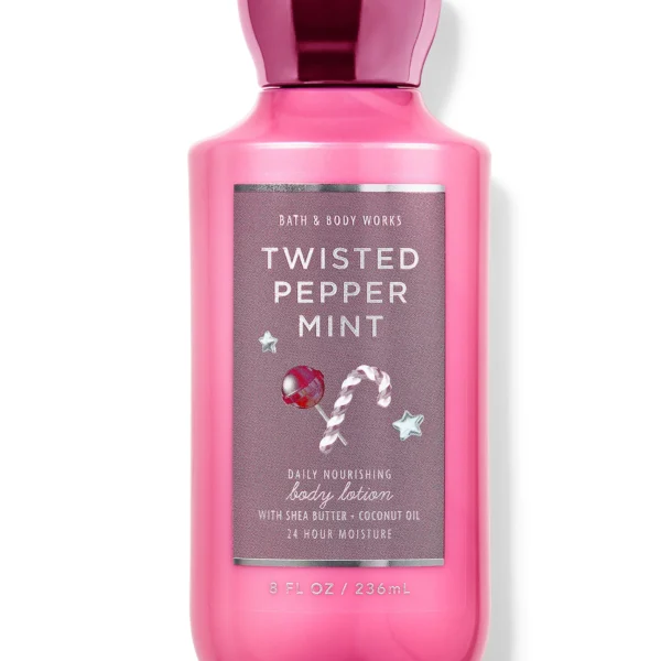 BATH & BODY WORKS BODY LOTION - TWISTED PEPPER MINT