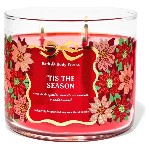 BATH & BODY WORKS (VELA 3 MECHAS) - ´TIS THE SEASON