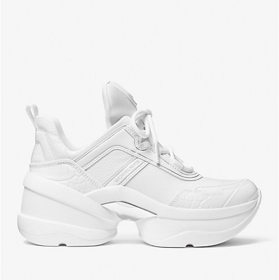 MICHAEL KORS - OLYMPIA TRAINER OPTIC WHITHE