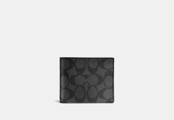 3 IN 1 WALLET IN SIGNATURE CANVAS - Imagen 2