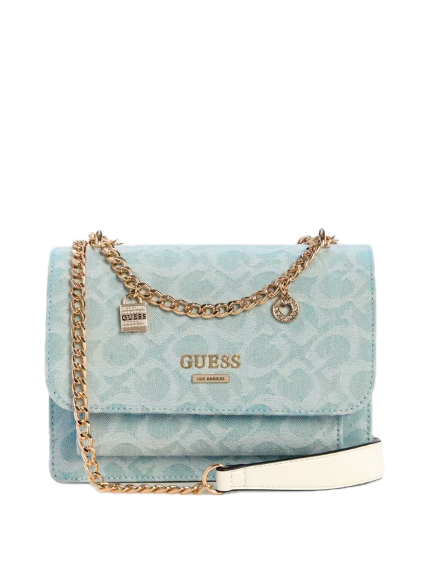 GUESS - BERLYN DENIM CONVERTIBLE CROSSBODY