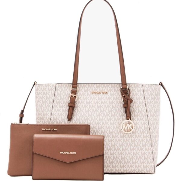 MICHAEL KORS - BORSA DONNA CHARLOTTE 3 IN 1 VANILLA