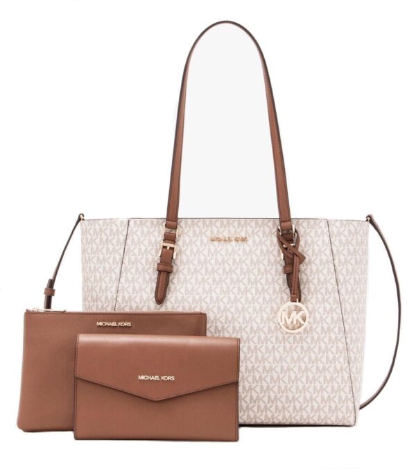 MICHAEL KORS - BORSA DONNA CHARLOTTE 3 IN 1 VANILLA