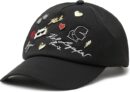 KARL LAGERFELD - CHARMS BASEBALL CAP PINS BLACK