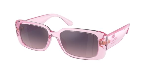 COACH 58335M TRANSPARENT FLOWER PINK