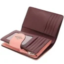 COACH MEDIUM CORNER ZIP WALLET - LIGHT PINK