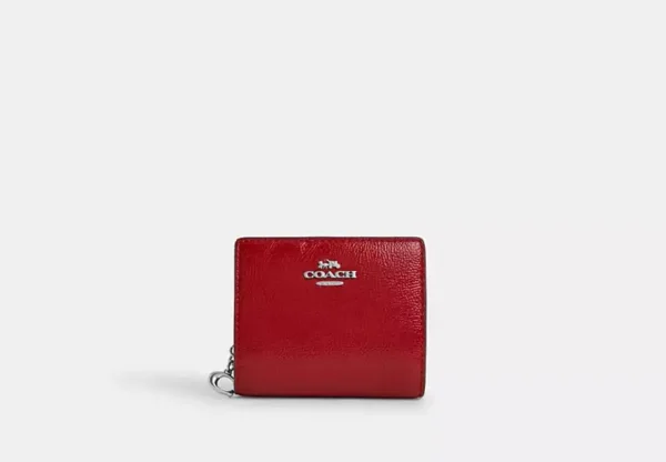 COACH SNAP WALLET SMALL - RED