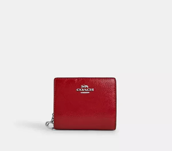 COACH SNAP WALLET SMALL - RED