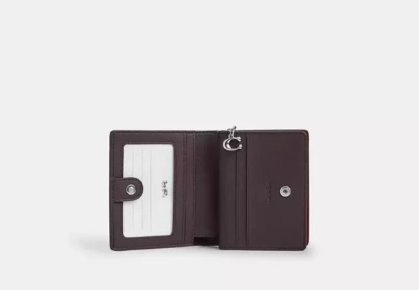COACH SNAP WALLET SMALL - RED - Imagen 2