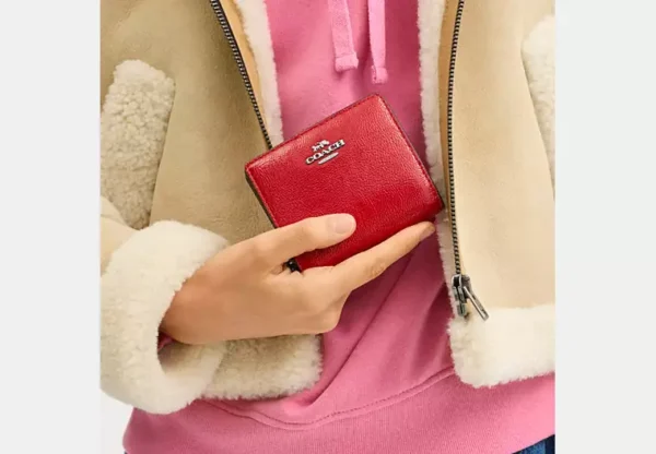 COACH SNAP WALLET SMALL - RED - Imagen 3