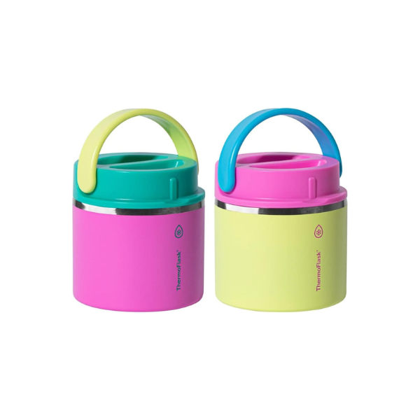 THERMOFLASK 20oz RECIPIENTE PARA COMIDA CON AISLADO AL VACIO 2-PACK