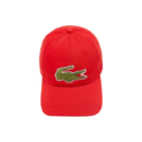 LACOSTE - GORRA DE ALGODÓN ROJA