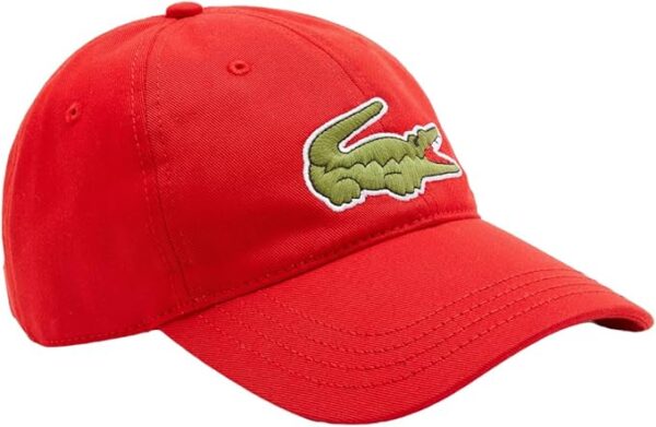 LACOSTE - GORRA DE ALGODÓN ROJA - Imagen 2