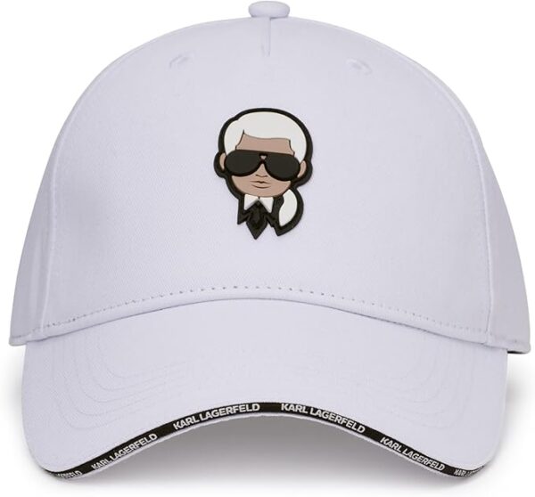 KARL LAGERFELD - GORRA LOGOTIPO HOMBRE BLANCA