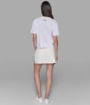 KARL LAGERFELD RACQUET PATCH LOGO TEE WHITE