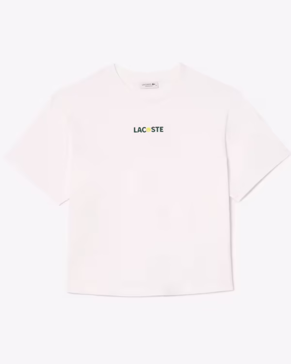 LACOSTE PLAYERA ESTAMPADO BLANCO 70V